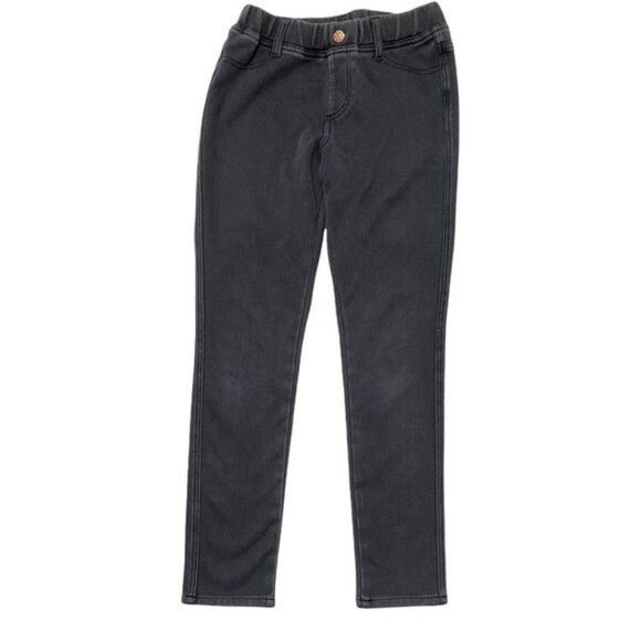 Uniqlo Faded Black Pull On Lined Mid-Rise Skinny Jeans - Picture 2 of 6